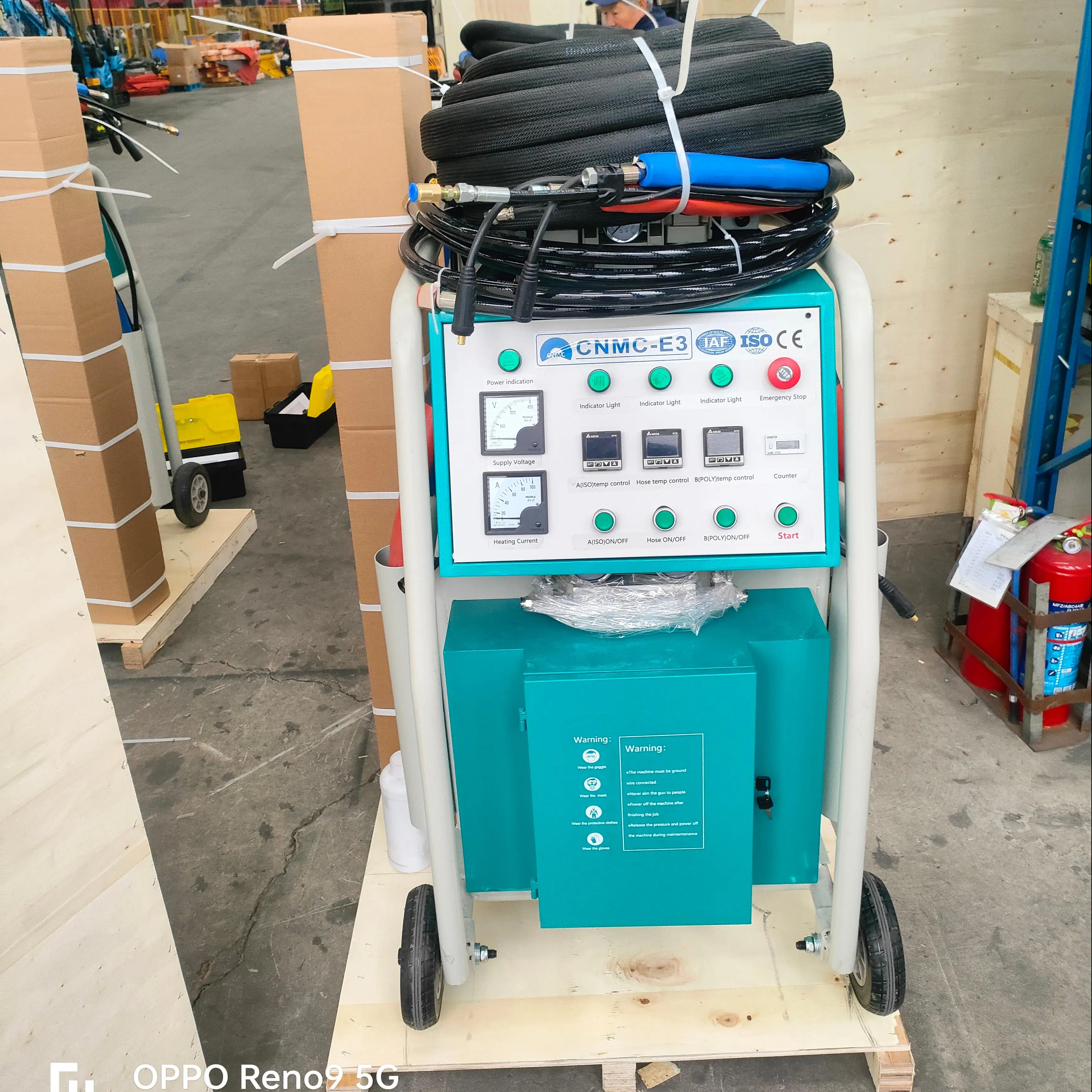 Customized Hot Sale Closed Cell Pu Foam Polyurethane Spray Machine Polyurea Spraying Machine CNMC-E3 For Roof