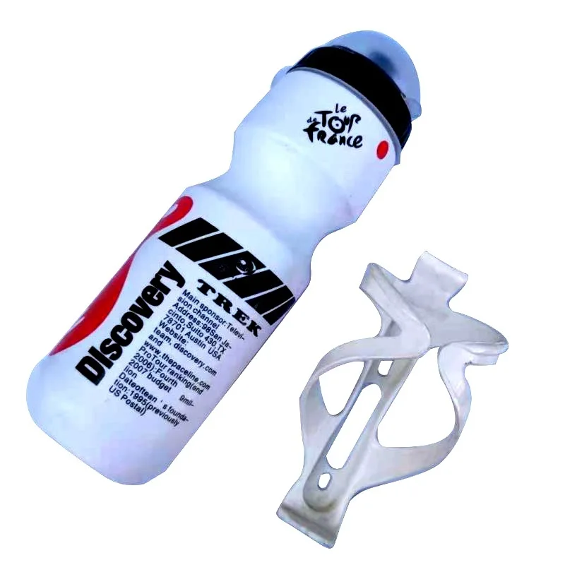 750ml garrafa de água esportes chaleira mountain bike esportes com capa poeira pc plástico chaleira titular garrafa água esportes ao ar livre