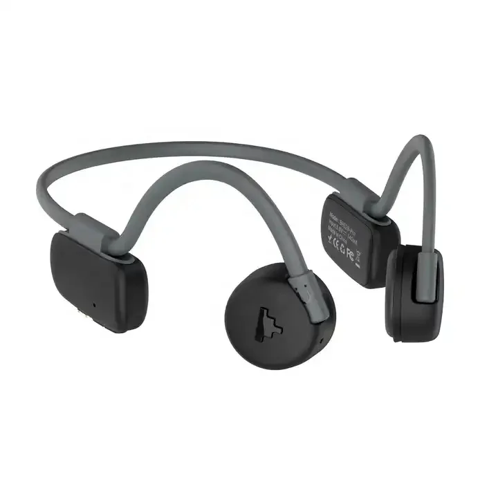 

BH528 PRO Bone Conduction Headphones Wireless IPX68 Waterproof BT5.3 Neckband Earphone with Hearing Aid