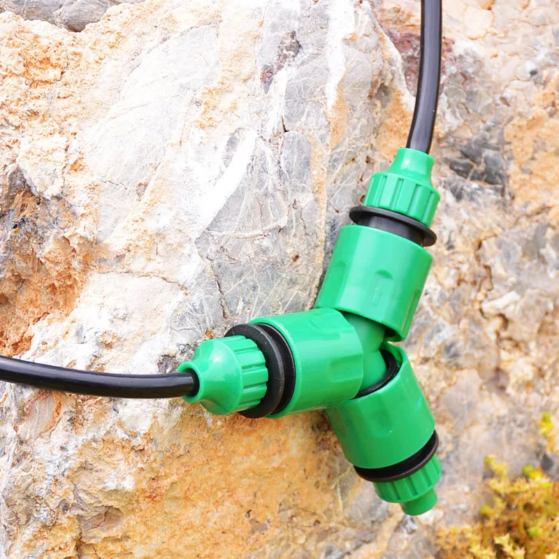5pcs 4/7 capillary quick connection 3/8 quick connection garden drip irrigation car wash water gun hose connector image 5