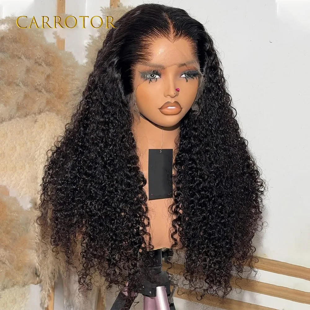 

Парик Lagos Hairline Curly с кружевной передней частью 13x6, без клея, M-образная волна, из натуральных волос, с предварительно выщипанной линией роста волос, женский парик