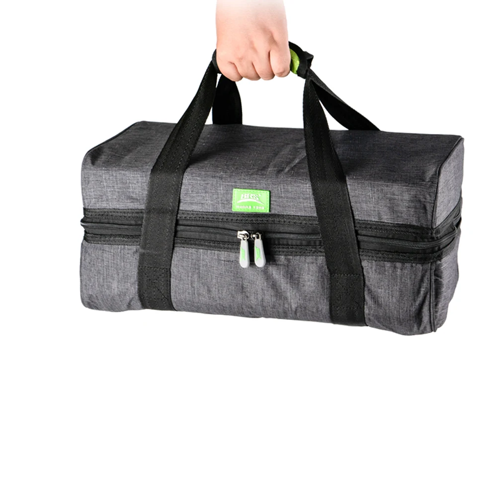 BRS-16 Outdoor Folding Gas Stove Removable Portable Camping Cooking Barbecue Grill Stainless Steel Hiking Picnic BBQ Oven