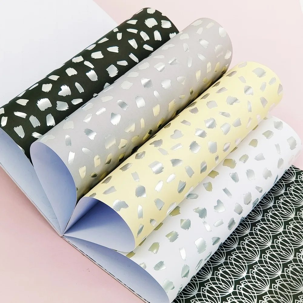 

Creative Path A4 Foil Pattern Design Scrapbooking Craft Paper Card Pad 28 Sheets DIY Cardmaking Background Decoration