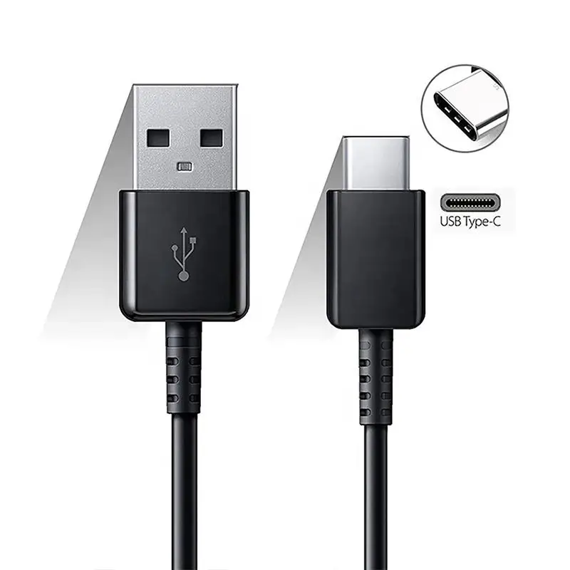 TYPE C Cable 1.2M 2M Fast Charger Data Line For Samsung Galaxy S8 S9 S10 S21 Ultra Note 8 9 10 A54 A53 5G A71 A52 A21S