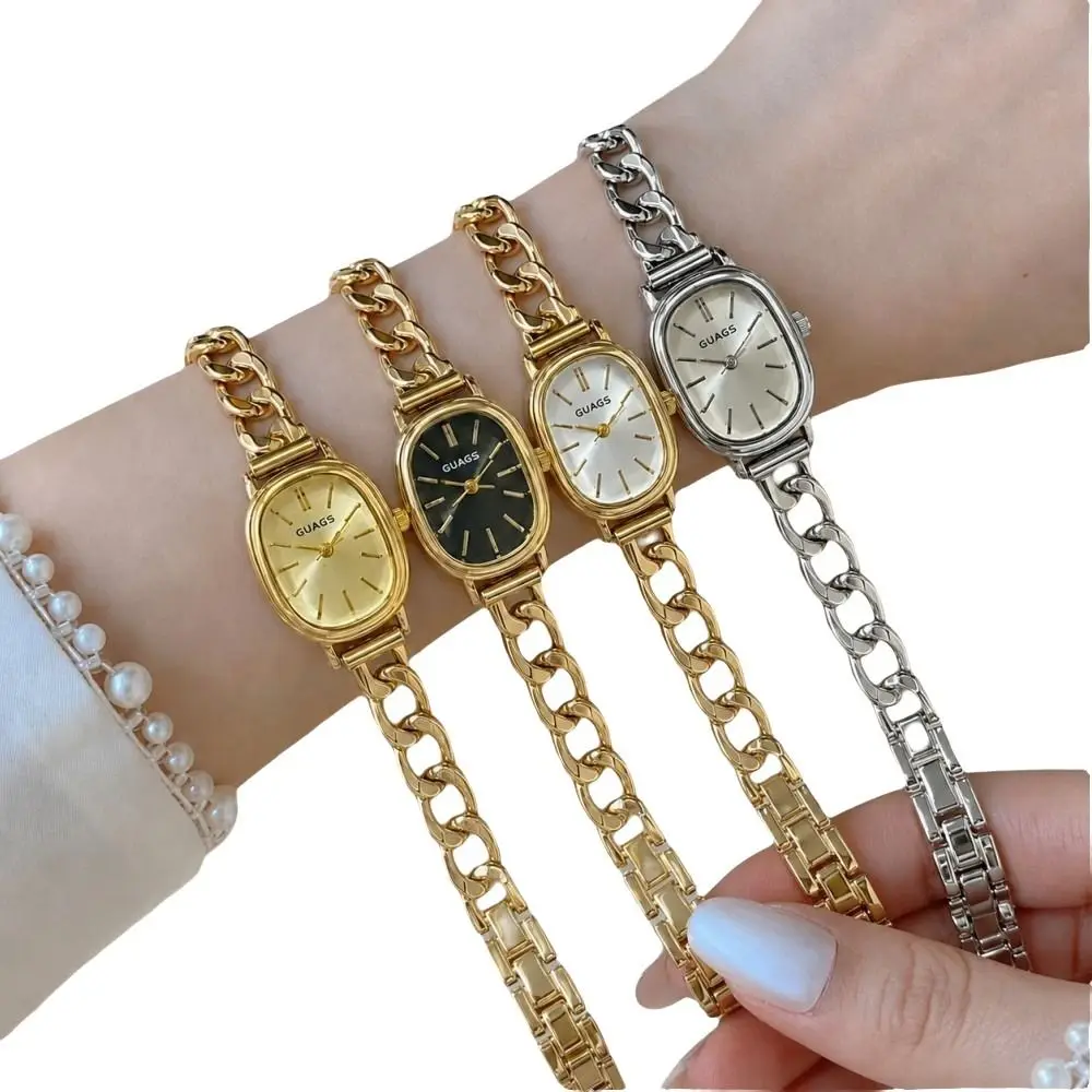 Rhinestone Quartz Watches Diamond Studded Watch Strap with Adjustable Bracelet Square Shaped Watch Wrist Decoration Gift