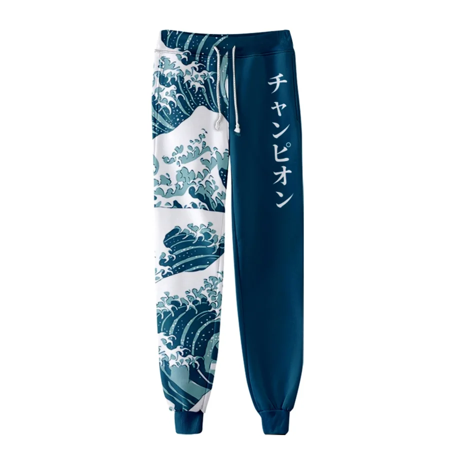 

The Great Wave of Kanagawa 3D Printed Joggers Pants Anime Sports Sweatpants Men Women Cosplay Costume Fashion Trousers/Hoodie