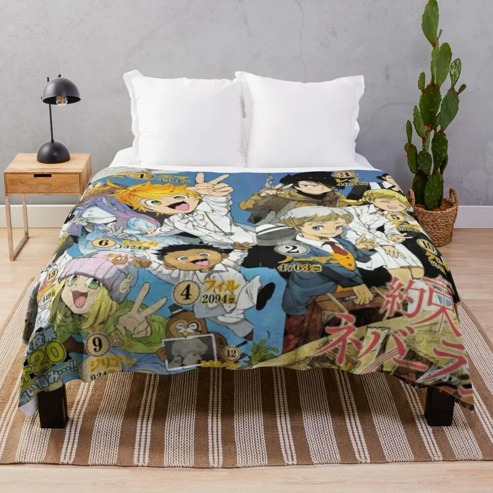 The promised neverland !! Throw Blanket Decorative Beds Loose Blankets