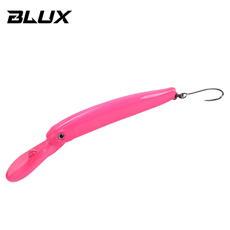 BLUX Trout Player 50mm 2g Schwimmender Slim Minnow Wobbler Angelköder Süßwasser-Crankbait Künstlicher Harter Köder Forellen-Angelzubehör