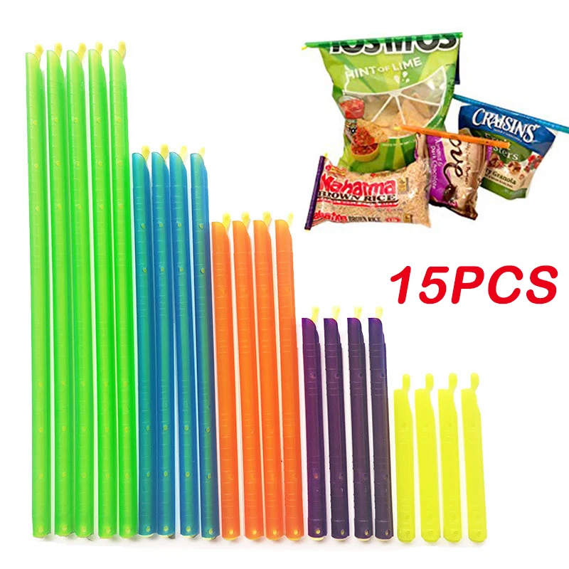 

Food Sealing Clip Moisture-proof And Fresh-keeping Snack Bag Sealing Stick Multi-color Reusable Kitchen Food Sealing Storage