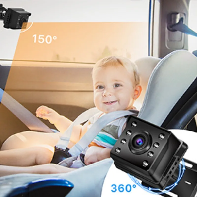 NEW Baby Car Mirror1080P Baby Monitor with Camera Baby Car Mirror with 4.3'' IPS Screen Night Vision Function Adjustable Wide