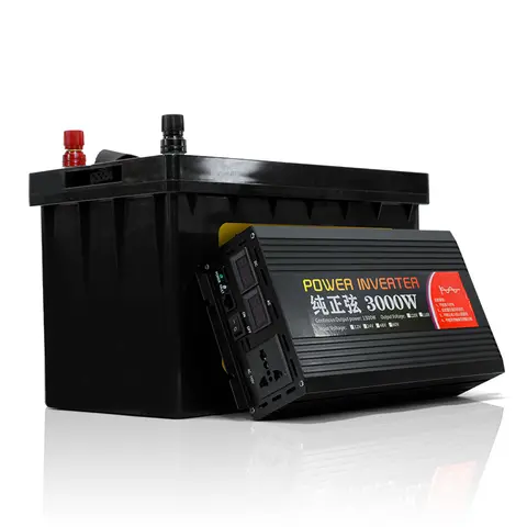 12 best sales car battery inverter - №1