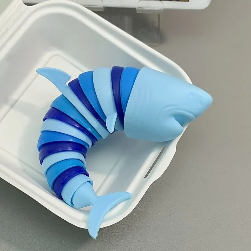 

2026 New Fidget Slug Toy for children 3D Colorful Sensory Slug Relieves Fun Decompression Toy Creative Twist Fox/Ant/Fidget Toy