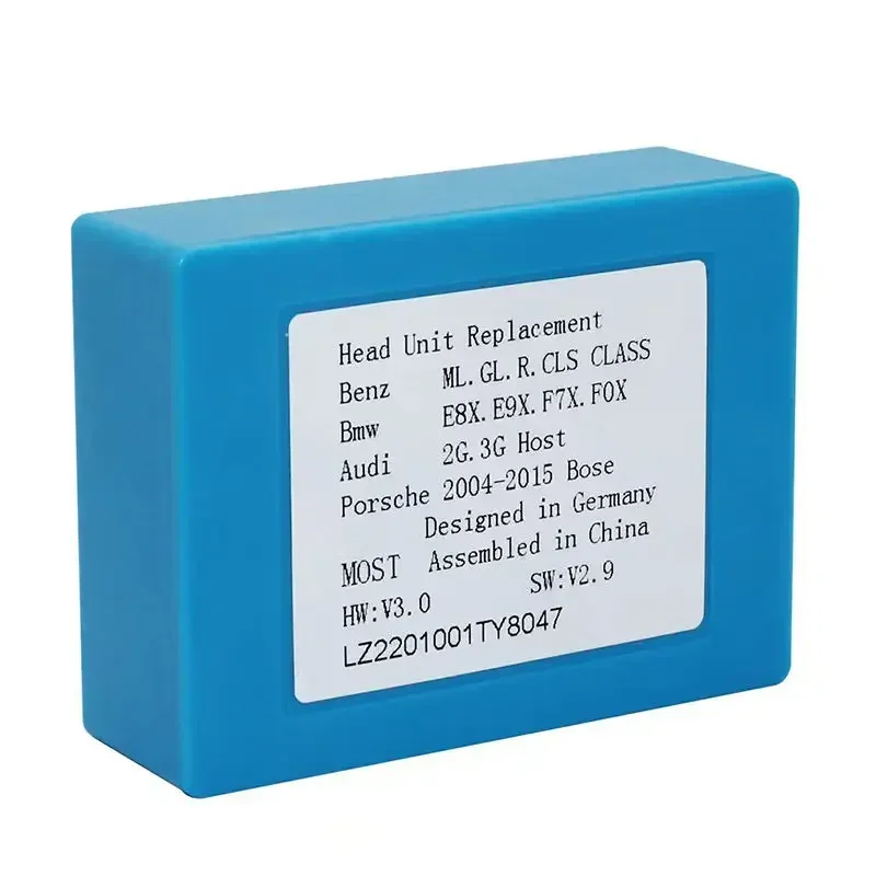 TOPSOURCE Auto Stereo Radio Scatola Decodificatore In Fibra Ottica per Mercedes BMW Porsche Audi Benz CLS CLASS E W211 W219 R CLASS S E SL ML