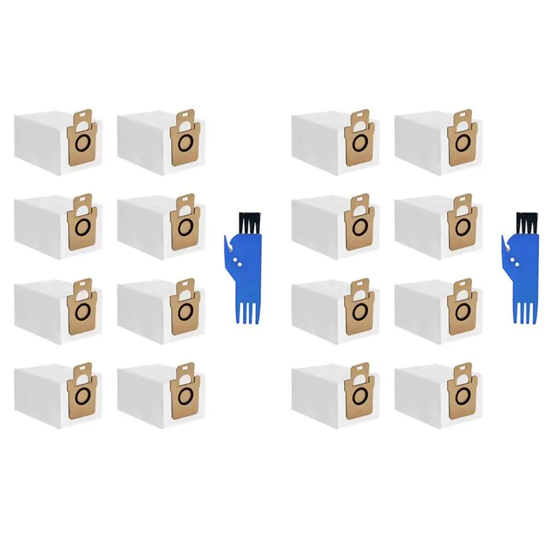 

ABVT-16 шт. мешков для сбора пыли для Dreame L10S Ultra/L10 Ultra, для робота-пылесоса Xiaomi X10+, мешки большой емкости 2,5 л