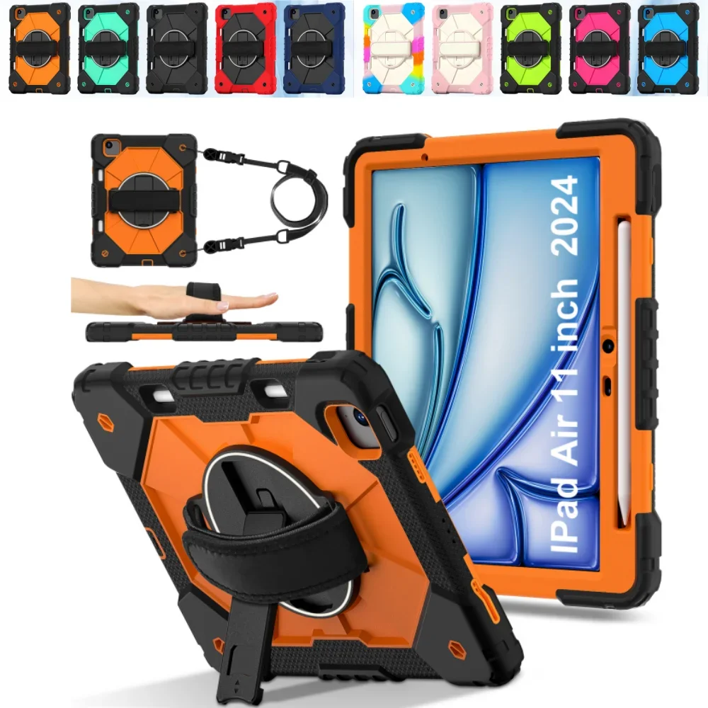 Capa com suporte embutido para ipad air 11 2024 11