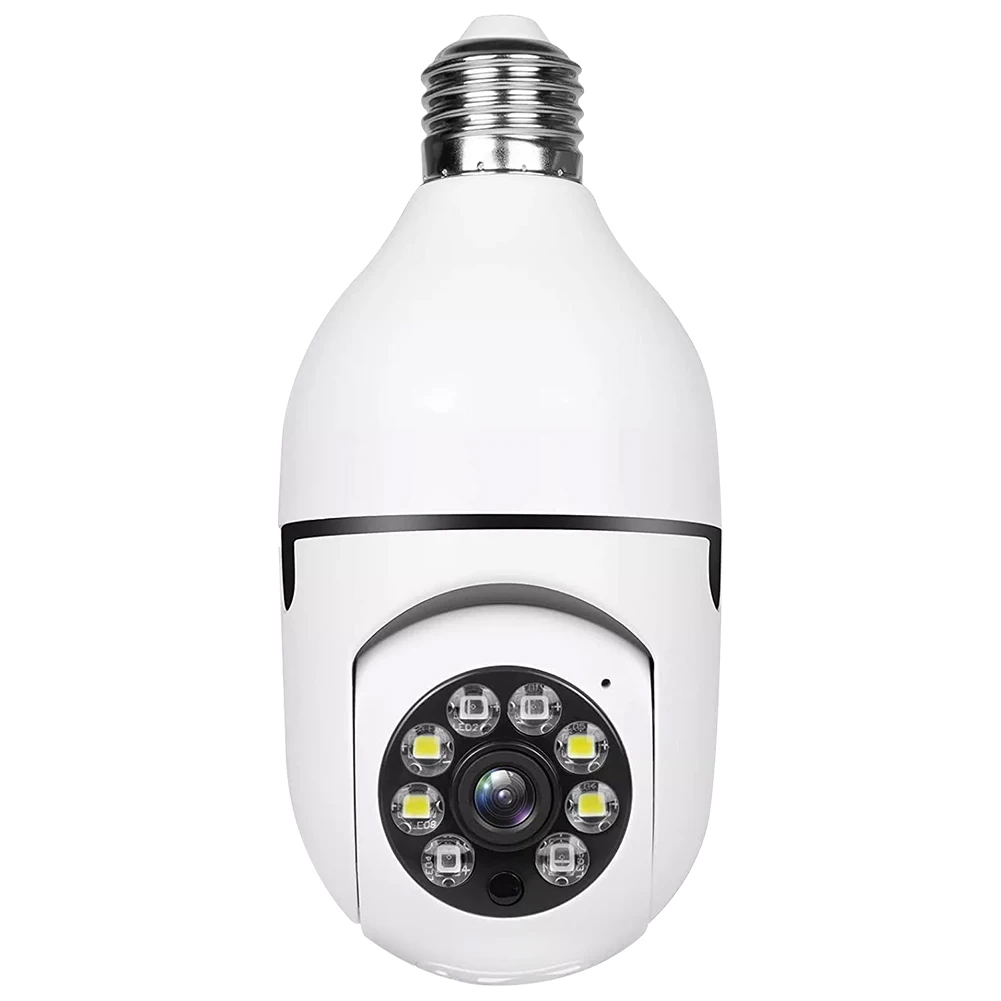 Brand New Bulb Camera 1080P 360 Degree Rotation Baby Surveillance For Indoor Outdoor Plastic Brand New Bulb Camera