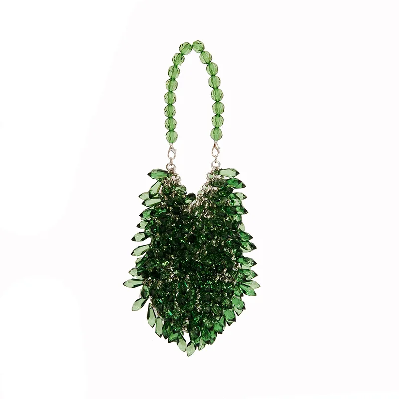 

Fashion Designer Crossbody Bags For Women New Trend Elegant Exquisite Beaded Handbag Original Brands High End Luxe Evening Bags