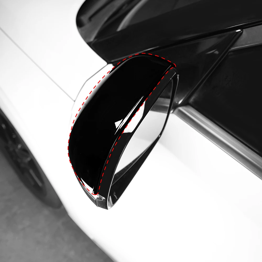 

For Kia Soul GT 2020-2025 ABS Exterior Mirror Cover Side Rearview Mirror Cover Car Exterior Accessories