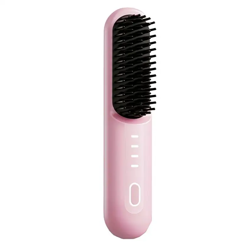 

[NEW!ABMK】 Wireless Lazy Straight Hair Comb Negative Hair Care Portable Char Comb Without Damaging Hair Modeling Comb