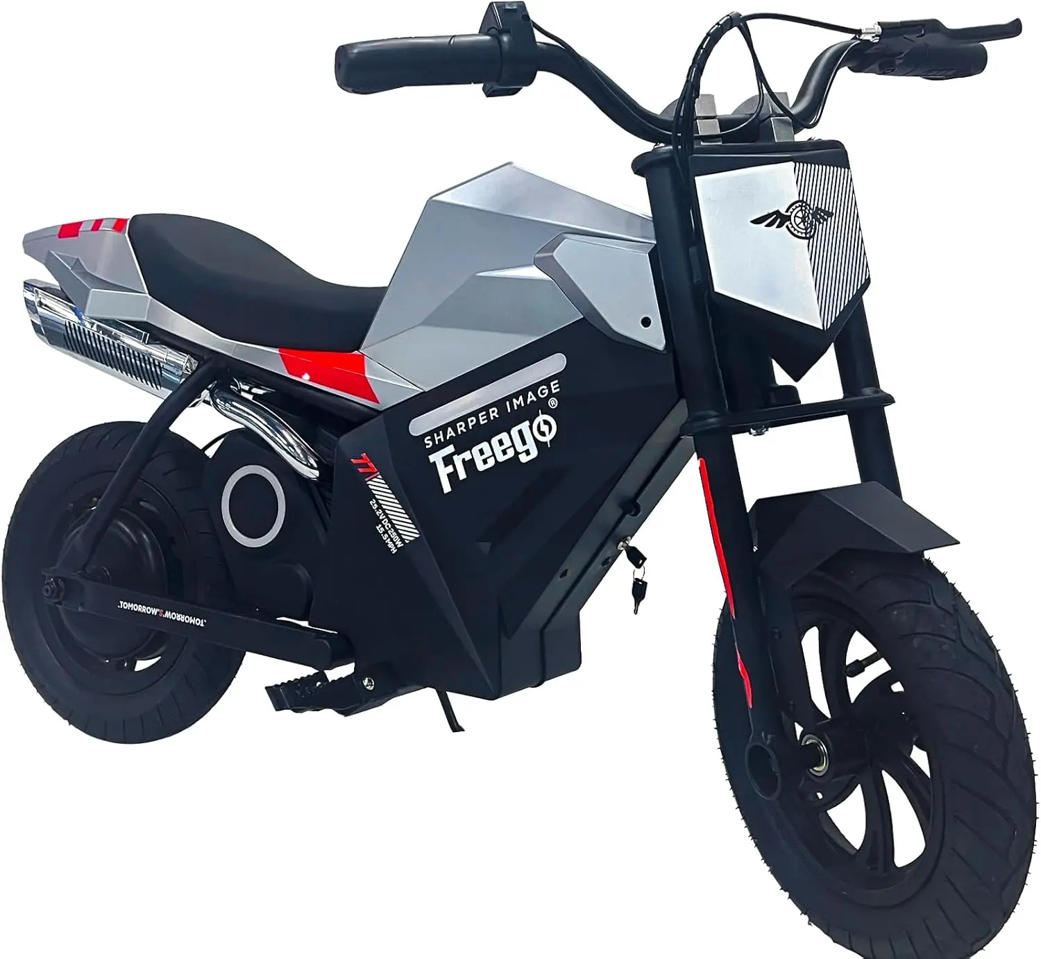 

Freego K1 Kids Electric Dirt Bike Motorcycle 15.5MPH Fast Speed 10 Miles Long-Range Motorbike with Rear Motor Electric Bicycle