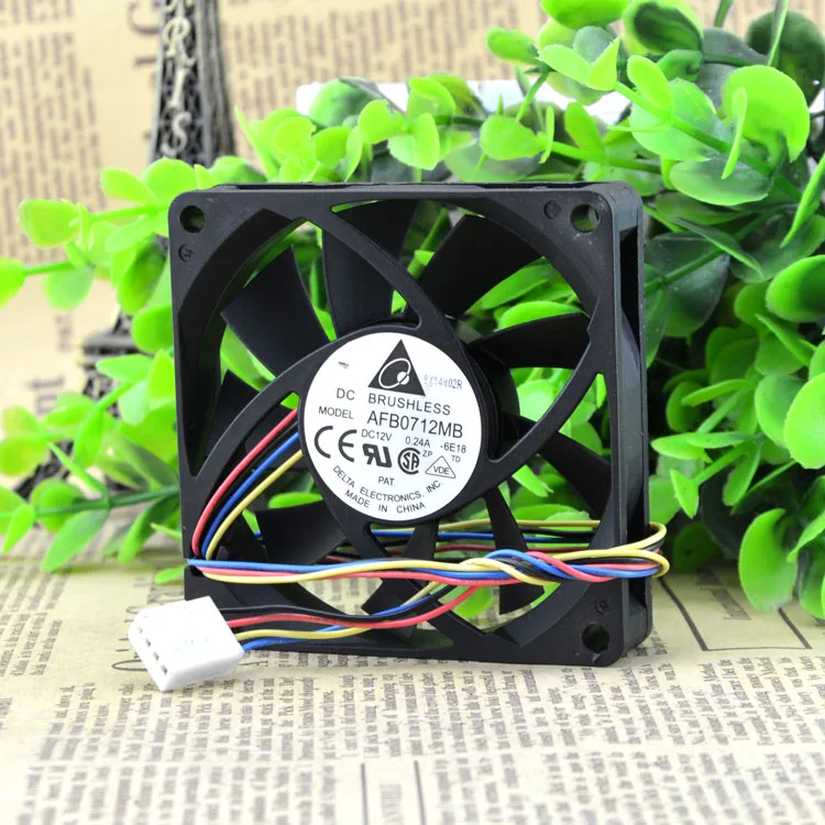 7015 7CM 12V 0.24A COMPUTER CPU FAN COOLING FAN AFB0712MB BALL