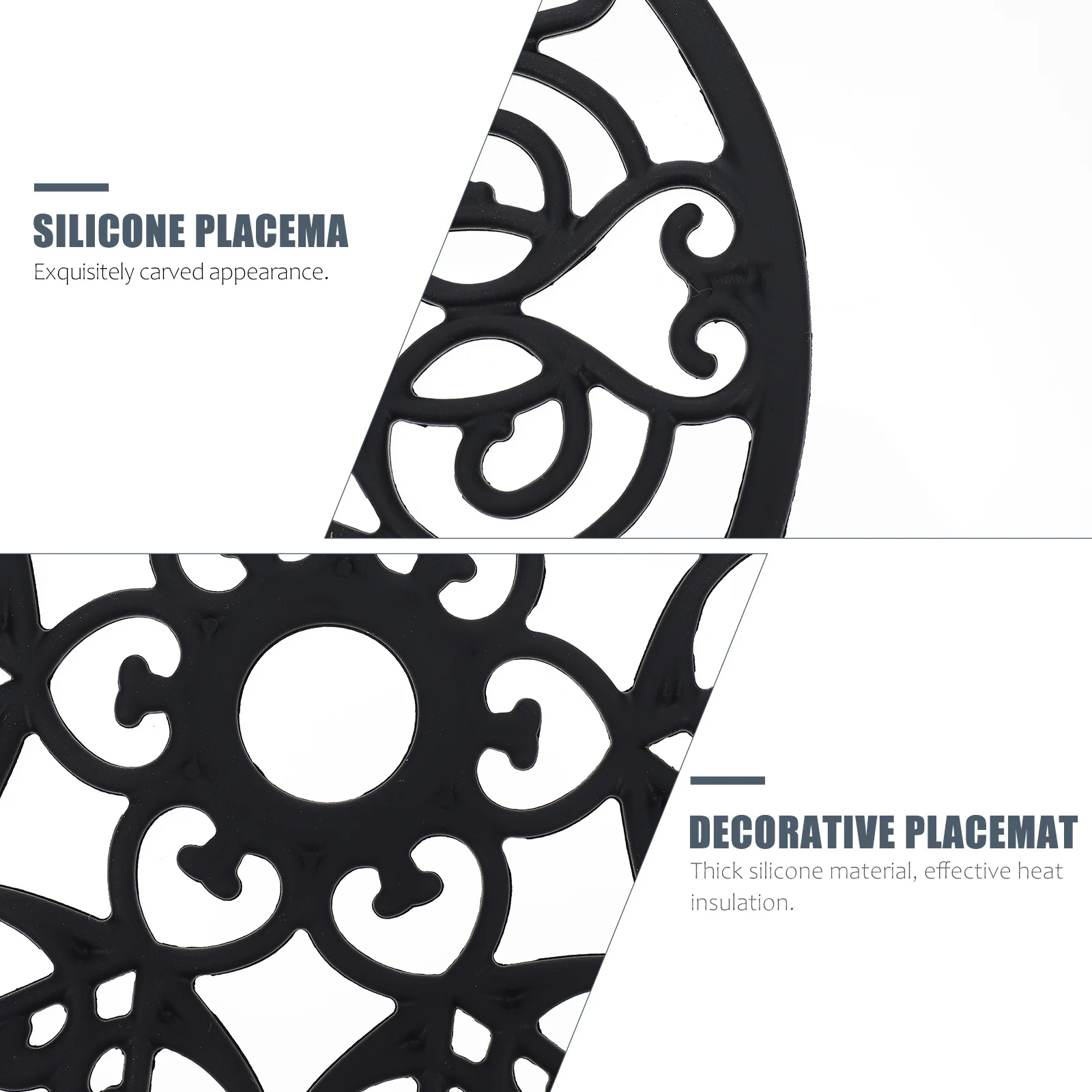 

3 Pcs Silicone Heat Insulation Pad Anti-scalding Mat Hot Pads for Kitchen Dining Table Anti-hot Pan Silica Gel