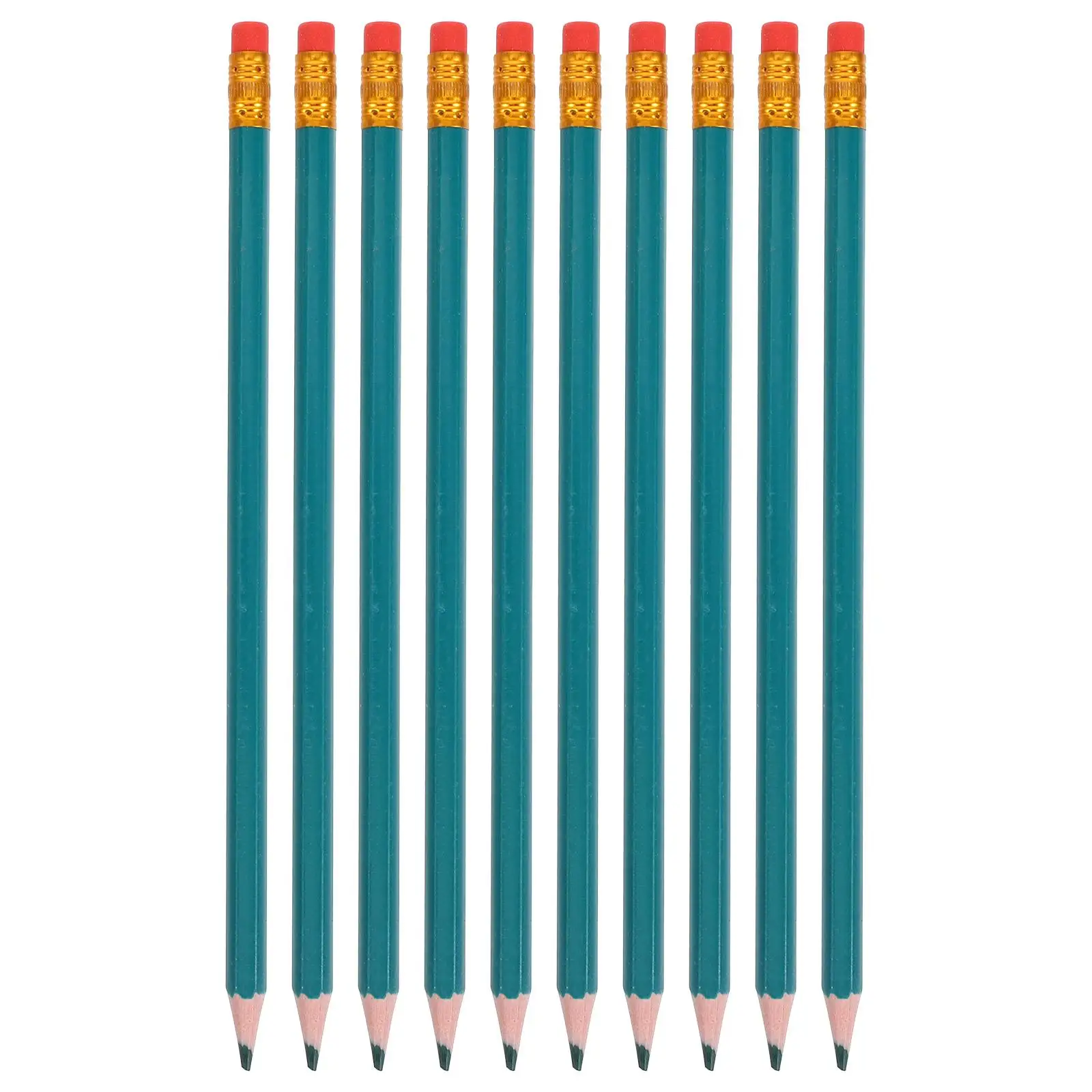 

12 Pcs Erasable Colored Pencils Blue HB Sharp Supplies Canvas Coloring Latex Free Safe Hexagonal Presharpened Hard Lead