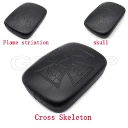 Motorcycle Rear Passenger Cushion 8 Suction Cups Pillion Pad Suction Seat For Harley Dyna Sportster Softail Touring XL 883 1200