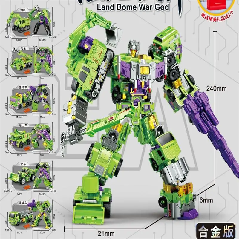Transformation Defender Defensor Bruticus Devastator Superion figuras de juguete