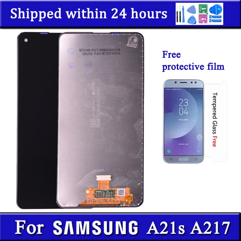 6.5 Inches Original  For Samsung Galaxy A21S Display A217 A217F A217M LCD Replacement Repair Screen Touch Digitizer Assembly