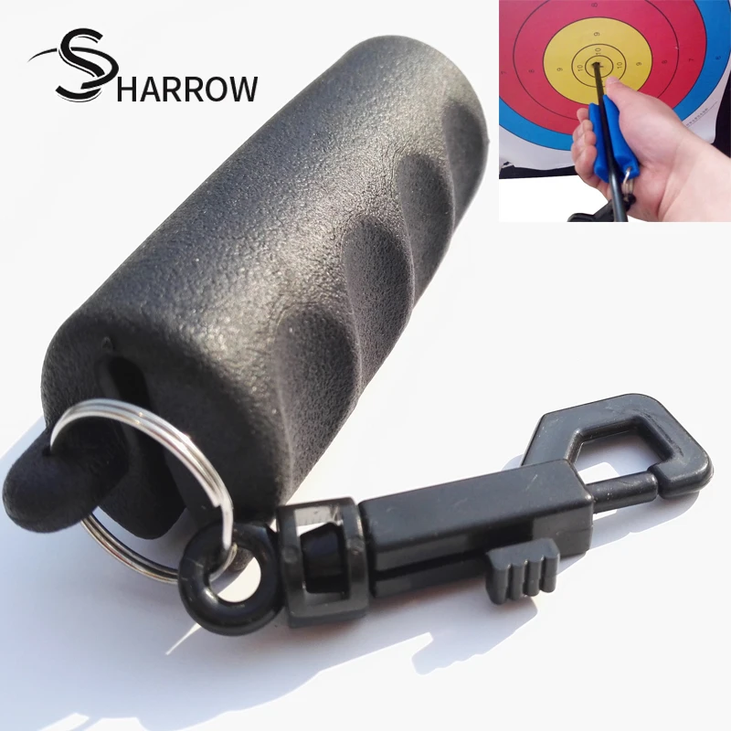 

1pc Sharrow Rubber Arrow Puller Strong Friction Pull Arrows Remover Shooting Target Archery Hunting Keychain Tool Accessories