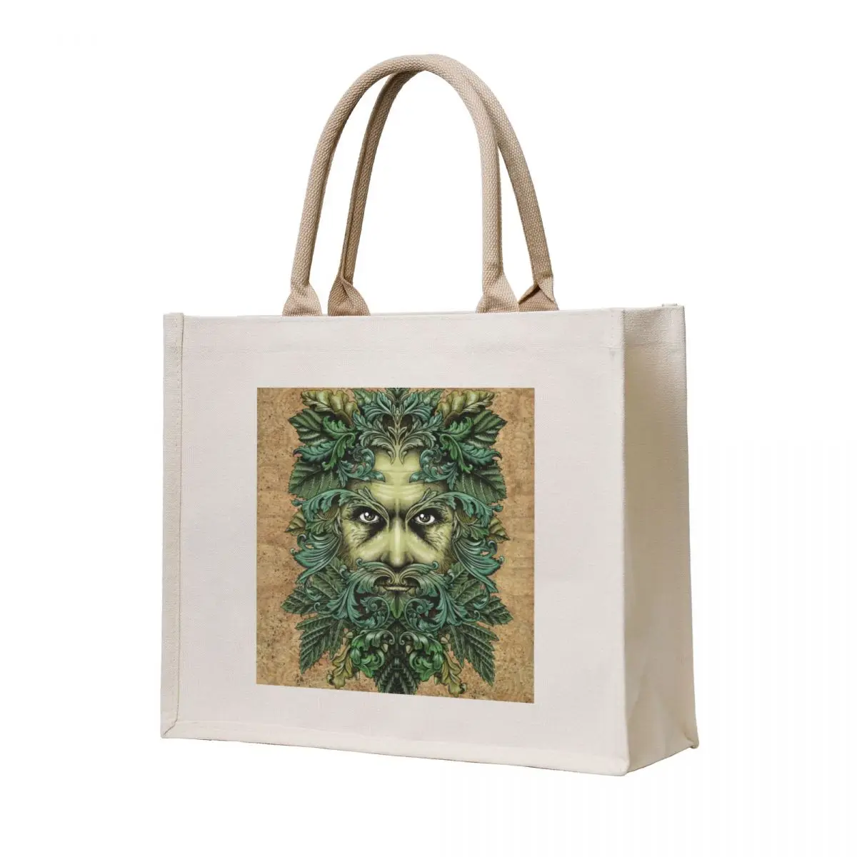 

The Green Man Tote Bag Women's bag custom canvas bag cute tote reusable grocery bags