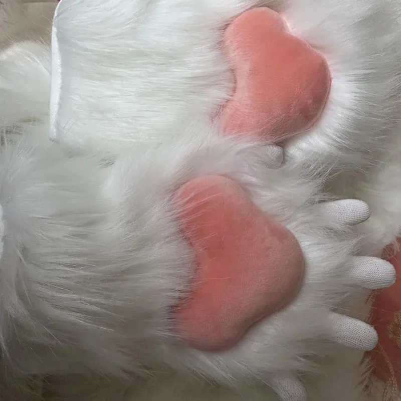 Nuovo Kig Furry Fursuit Cosplay Furry Gatto Zampa Guanti Costume Cosplay Indossabile Furry Fursuit Animale Zampa Di Gatto Comiket-image
