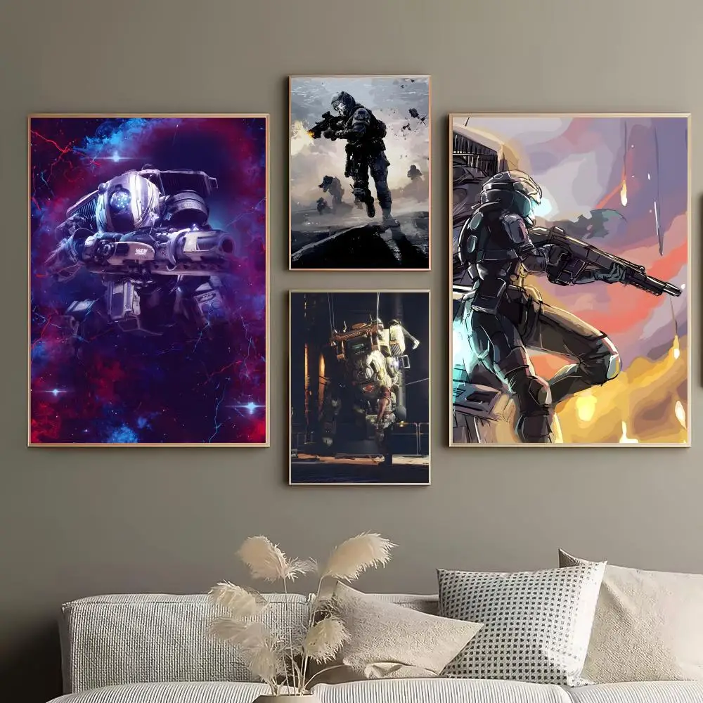 A-T-T-TitanFall Gaming Anime Room Refresh Idea Smart Makeover Warm Living Setup Bright Aesthetic Clean Wall Aesthetic Poster