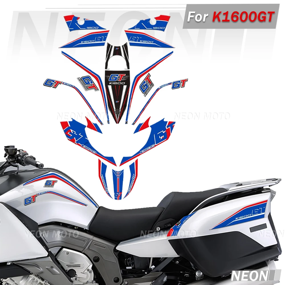 

Motorcycle Stickers For K1600GT K1600 K 1600 GT Tank Pad Protector Fairing Fender Emblem Logo Cases Panniers Luggage Trunk