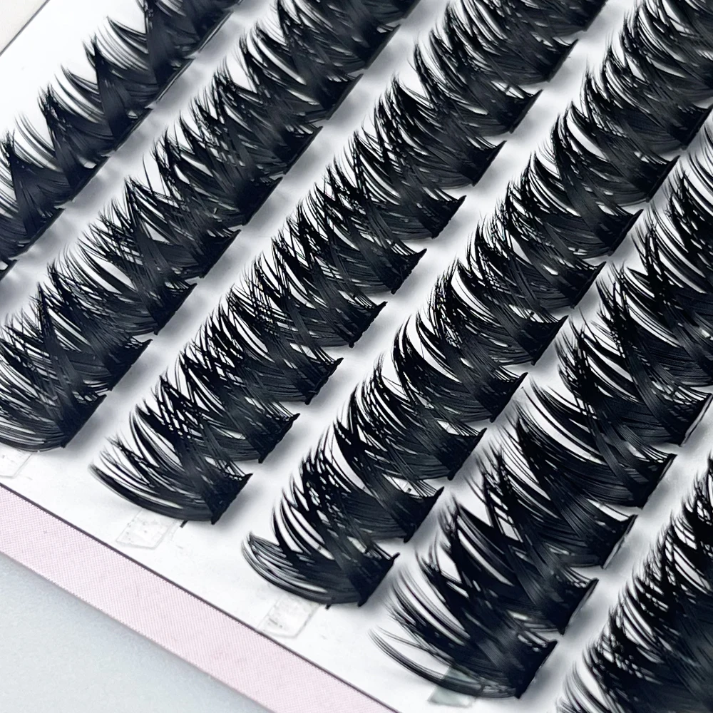 30/40/60/80D Mink False Eyelashes Individual Eyelash bunches DIY Natural Eyelash Extension 160/200 bundles Lashes Makeup Tools