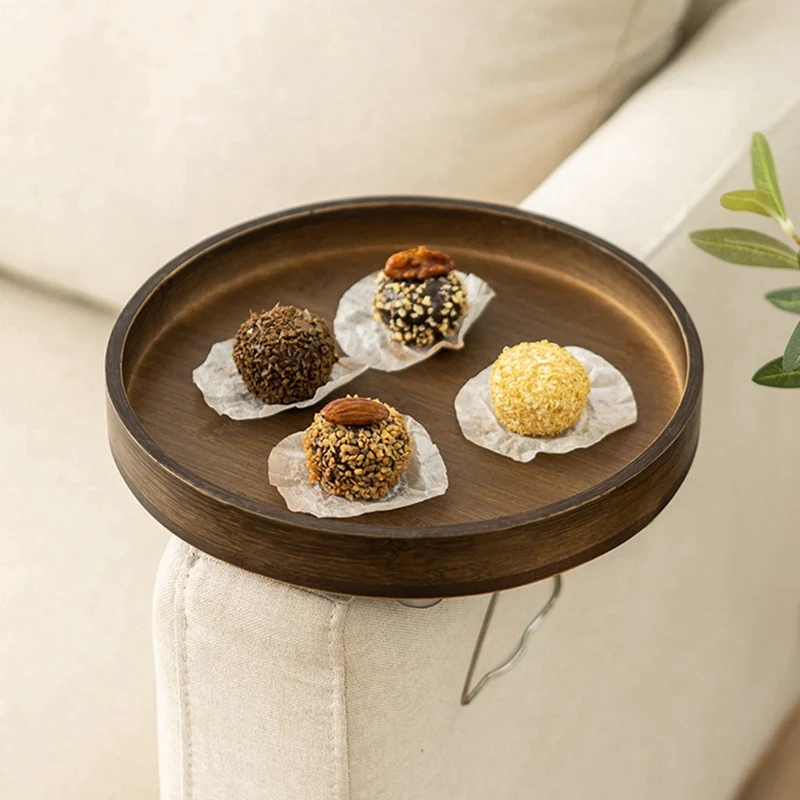 طاولة صينية خشبية قابلة للطي أريكة الذراع صينية أريكة الجداول طاولة التلفزيون طاولة جانبية مخزن المنزل الديكور الجولة