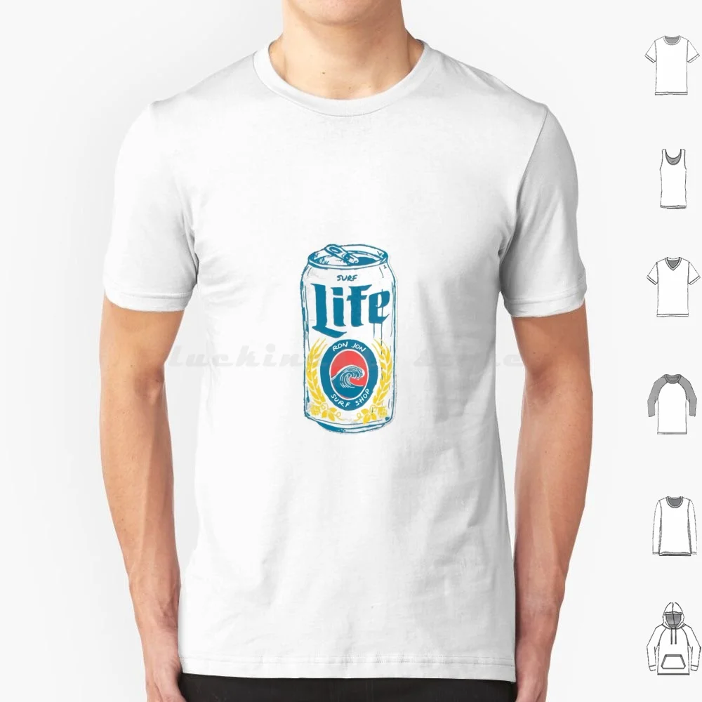 Surf Life T Shirt Cotton Men Women DIY Print Wsl Surfing Hawaii Tahiti Brazil Gold Coast Surf Board Ocean Summer Wave Sun Surf