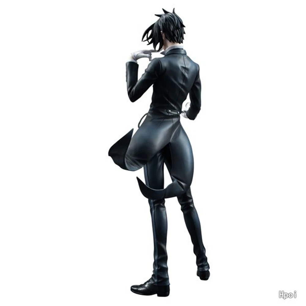 20 センチメートルアニメ黒執事セバスチャン・ミカエリスフィギュアスタンドアップアニメーションモデルおもちゃギフトコレクション装​​飾装飾品 PVC