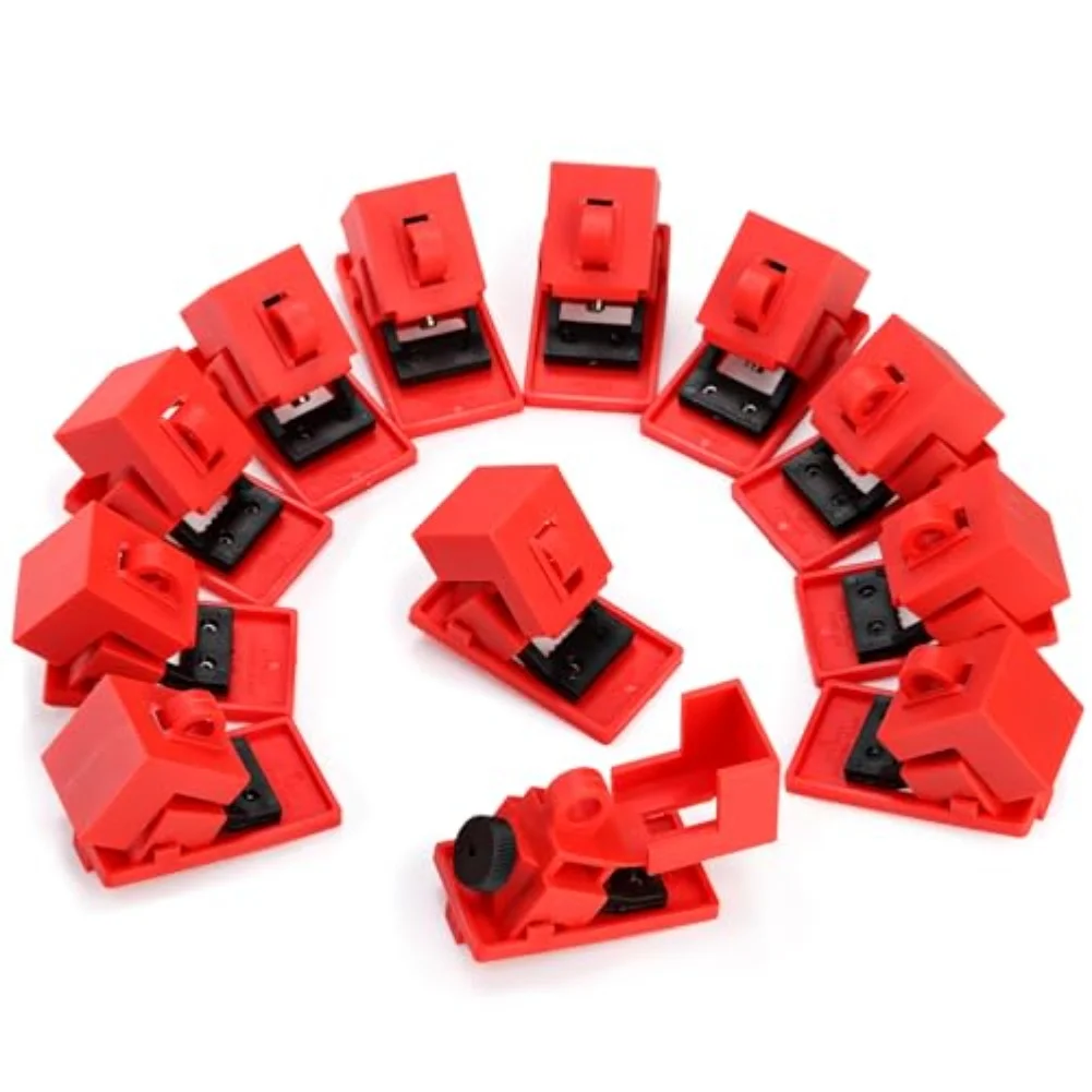 12pcs Clamping Type Circuit Breaker Locking Device 120 To 277 Volt Circuit Breakers Lock Circuit Breaker Switch Firm Fixation