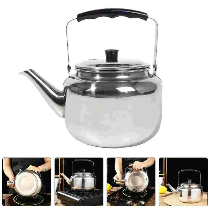 Stainless Steel Kettle Tea Pot Teapot Boil Water Practical Home Teakettle Premium Boiling