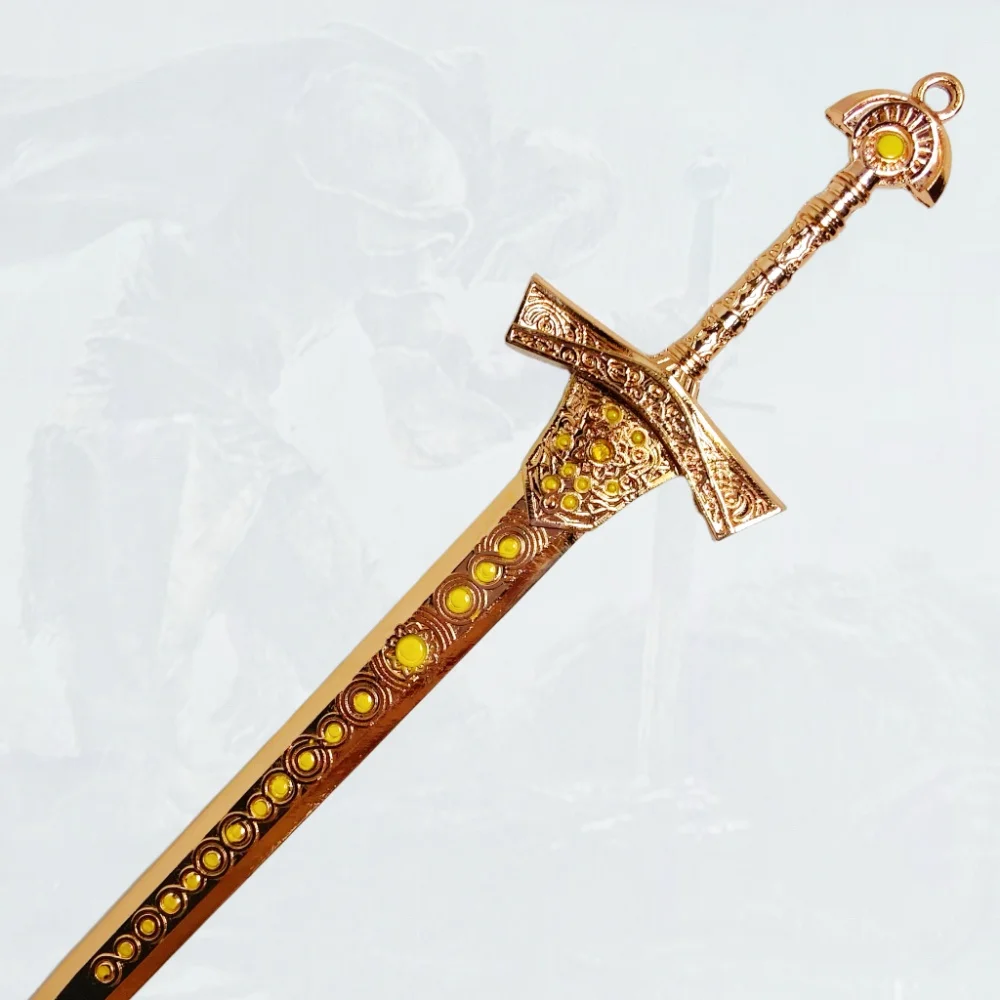 8.3인치 엘든 링 메탈 카타나 검 닌자 나이프 오리지널 사무라이 검 일본 카타나 코스프레 소품 장난감