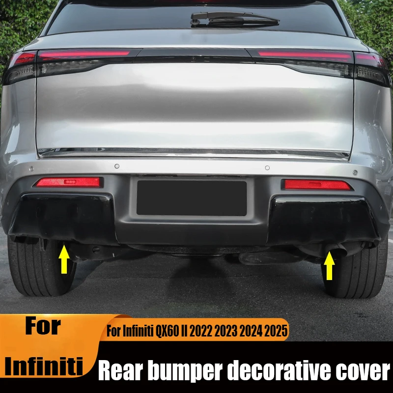 

Modified car rear bumper decorative cover car exterior decoration accessories For Infiniti QX60 II 2022 2023 2024 2025