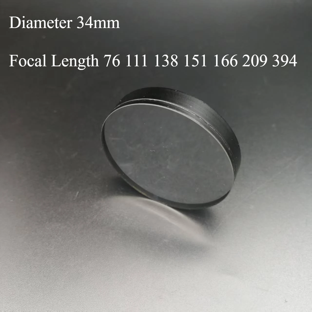 Lente acromática pegada doble de 34mm de diámetro, longitud Focal 76 111mm 138 151 166 209 394mm, telescopio astronómico DIY