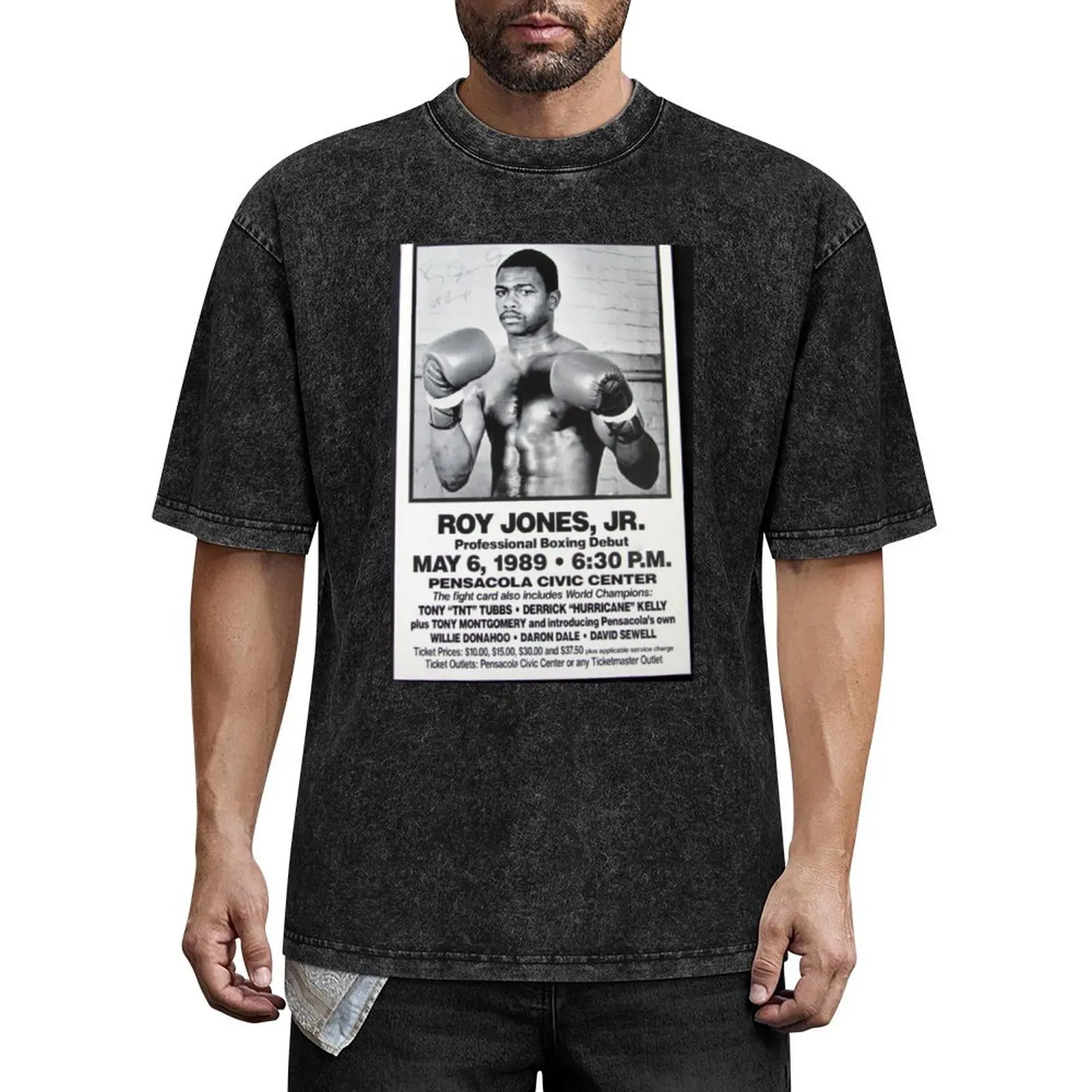 

Дебютная футболка Roy Jones JR, летний топ, возвышенная одежда для мужчин