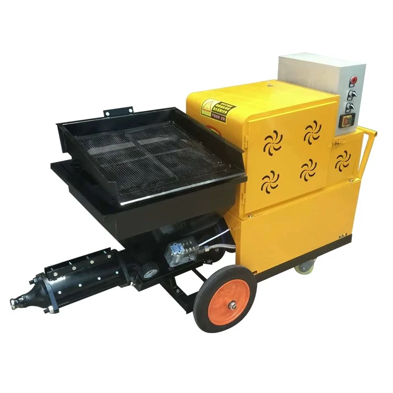 Automatic Electric Wall Cement Plastering Motor Sprayer 311 Portable High Efficiency Construction Use