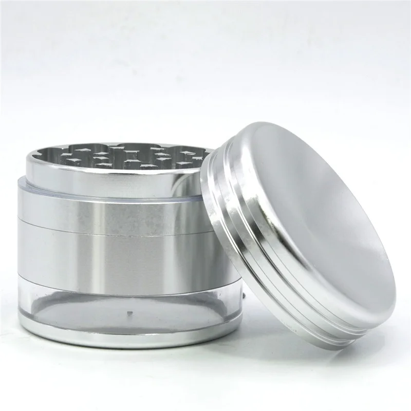 63mm Big Tobacco Grinder Herbs 4 Layer Aluminum Alloy