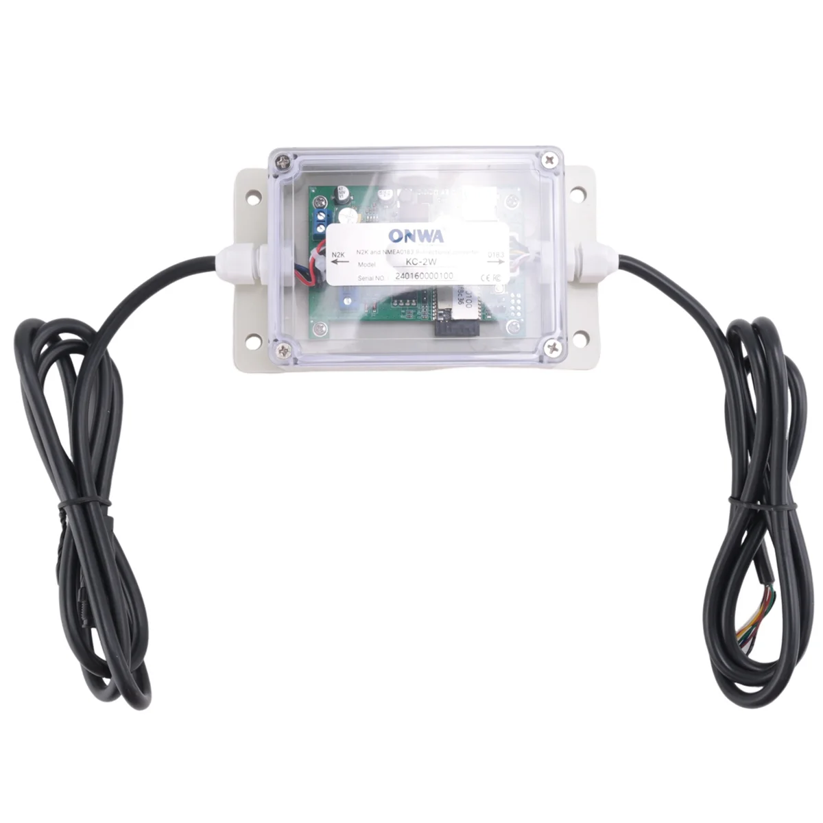 KC-2W NMEA2000 and NMEA0183 Bidirection Converter IPX67 Waterproof DC 9-30V Bi-Directional Converter Car Accessories