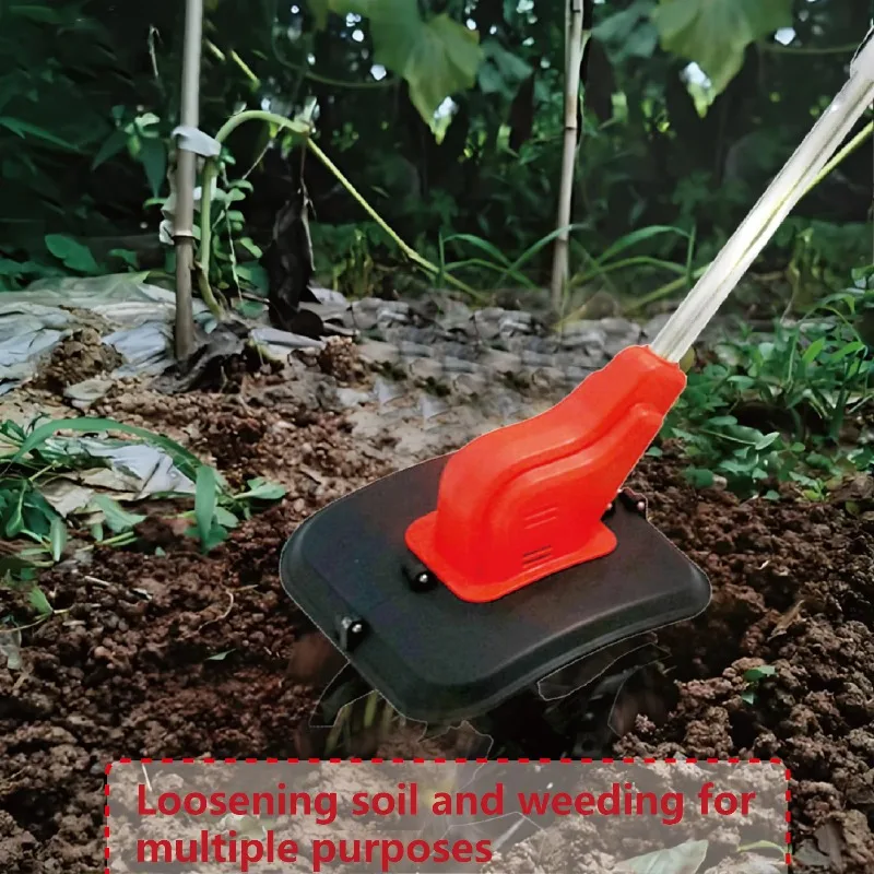 Wireless Electric Tiller Loosening Soil and Weeding for Multiple Purposes in Garden and Farm
