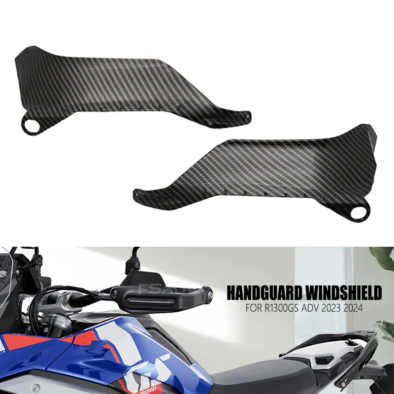 

New Carbon Look Handguard Hand shield Protector Windshield For BMW R1300GS R 1300 GS R1300 GS GS1300 R 1300GS ADV 2023 2024